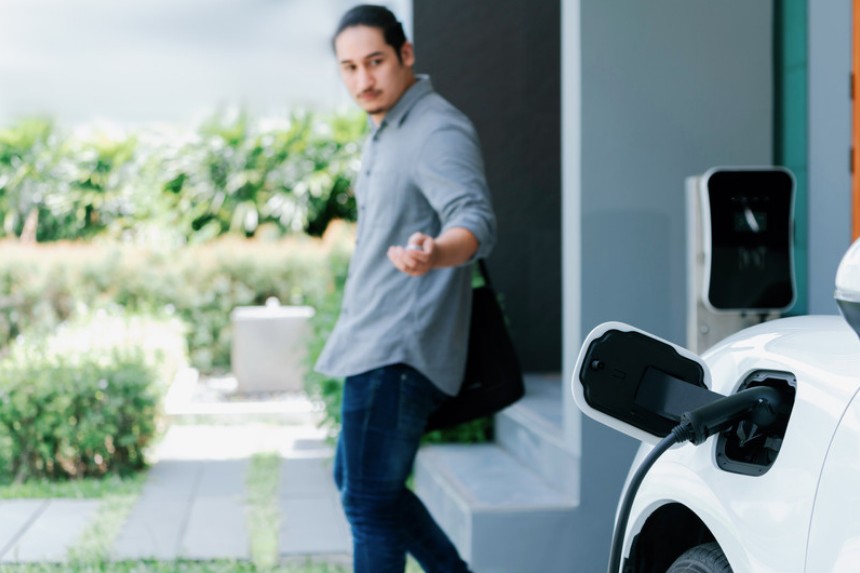 Host at home with their EV charger